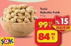 TUZLU KABUKLU FISTIK KG